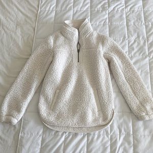 Abercrombie and Fitch Sherpa Pullover Sweater